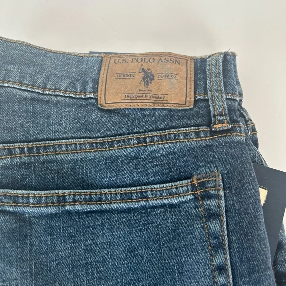 Men’s NWT US Polo Assn.Straight Leg Jeans Slim Fit - Picture 7 of 11
